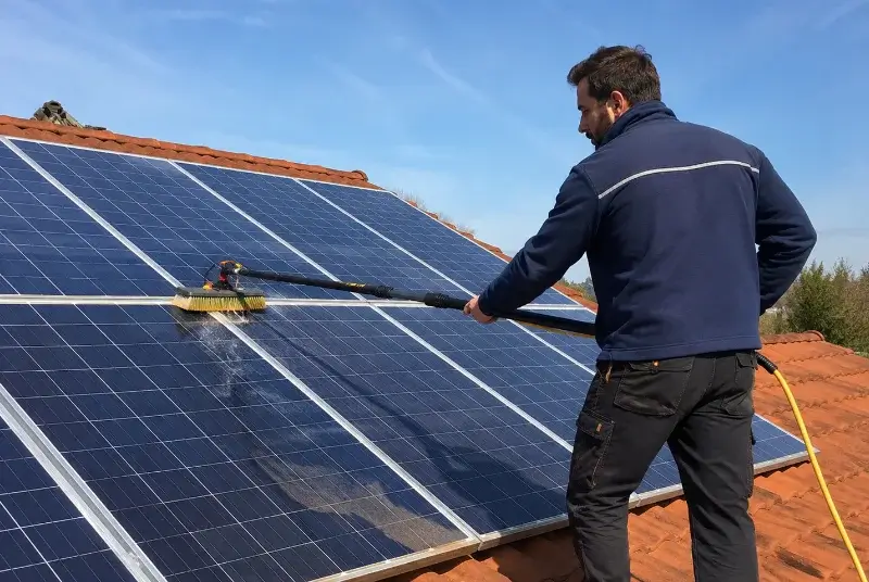 Nettoyage et entretien de panneaux solaires à Autichamp
